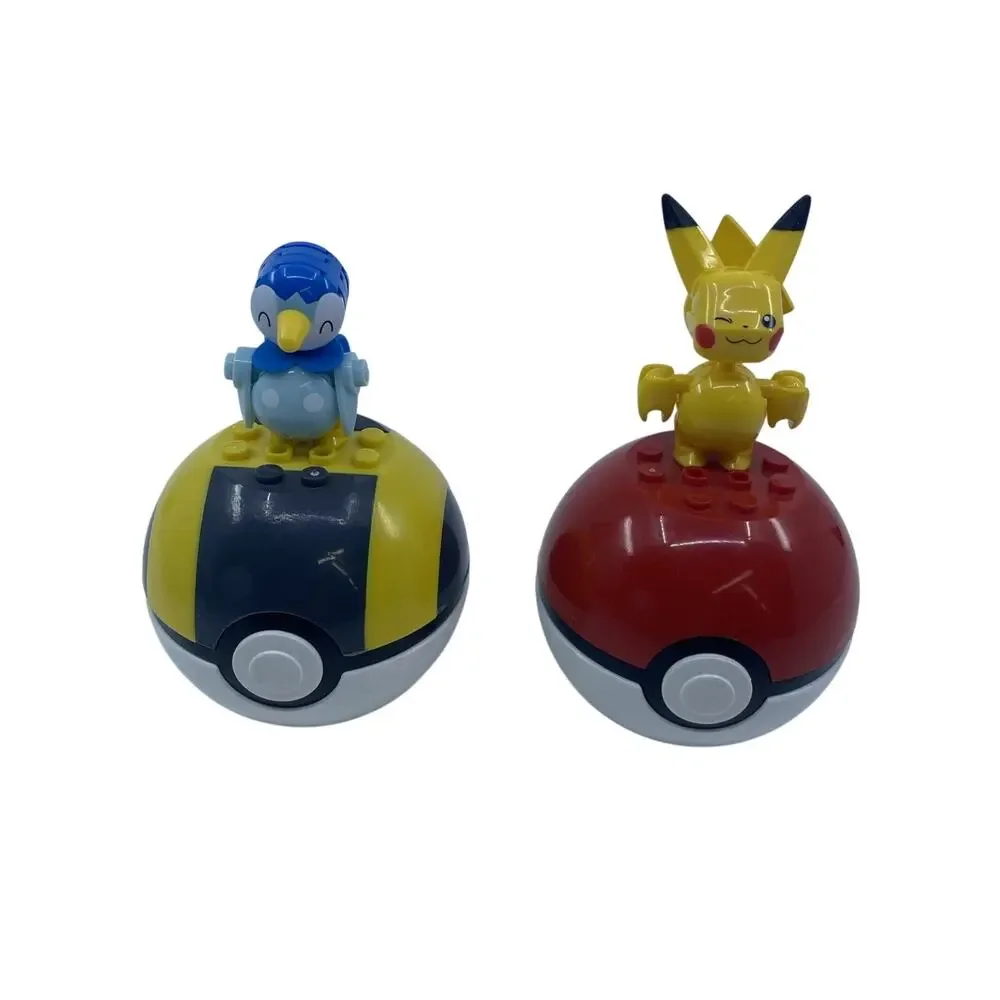 Pokemon Mega Construx Figure Lot Poke Balls Build & Show Charmander